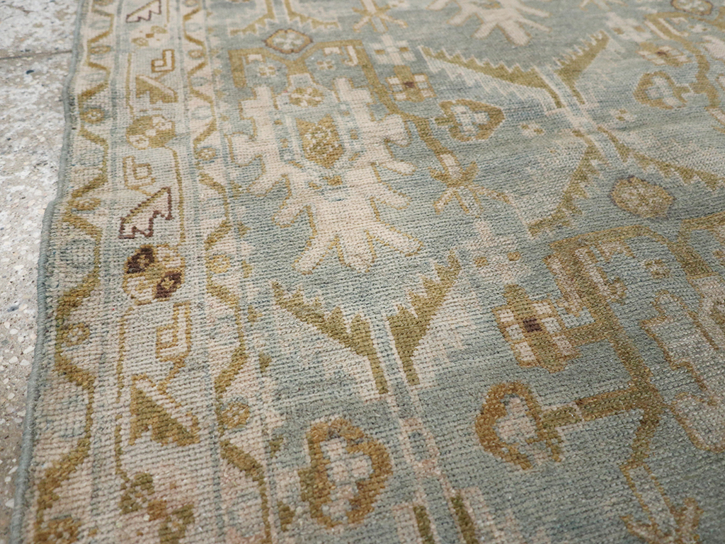 Vintage Persian Malayer Throw Rug, No.32851 - Gsblank