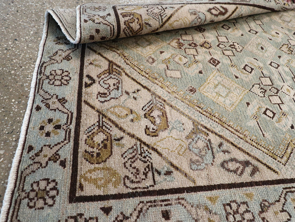 Vintage Persian Malayer Throw Rug, No.32853 - Gsblank