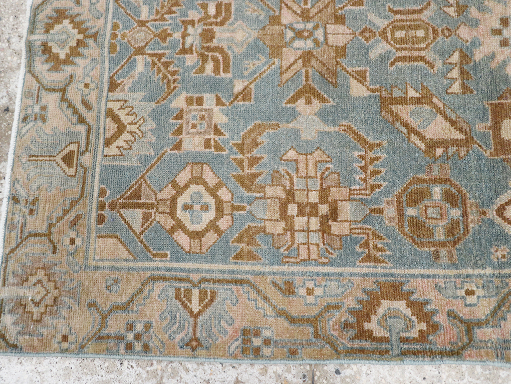 Vintage Persian Malayer Throw Rug, No.32854 - Gsblank