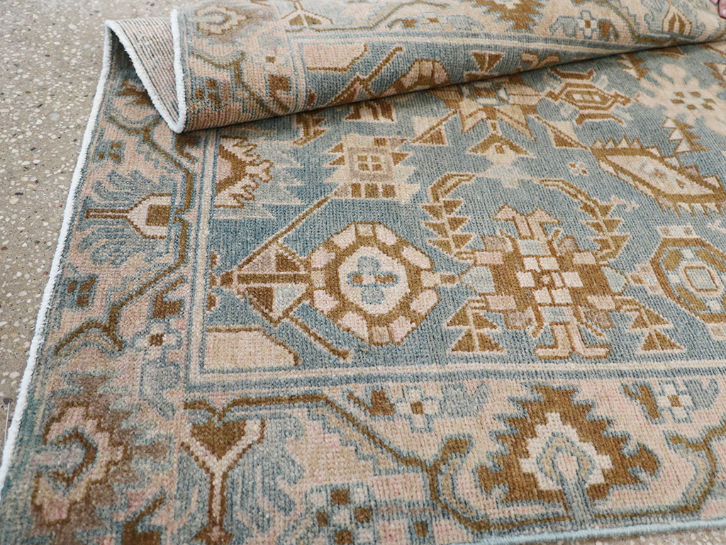 Vintage Persian Malayer Throw Rug, No.32854 - Gsblank