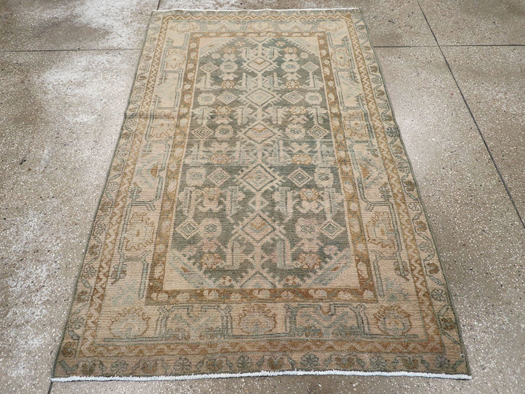 Vintage Persian Malayer Rug, No.32858 - Gsblank