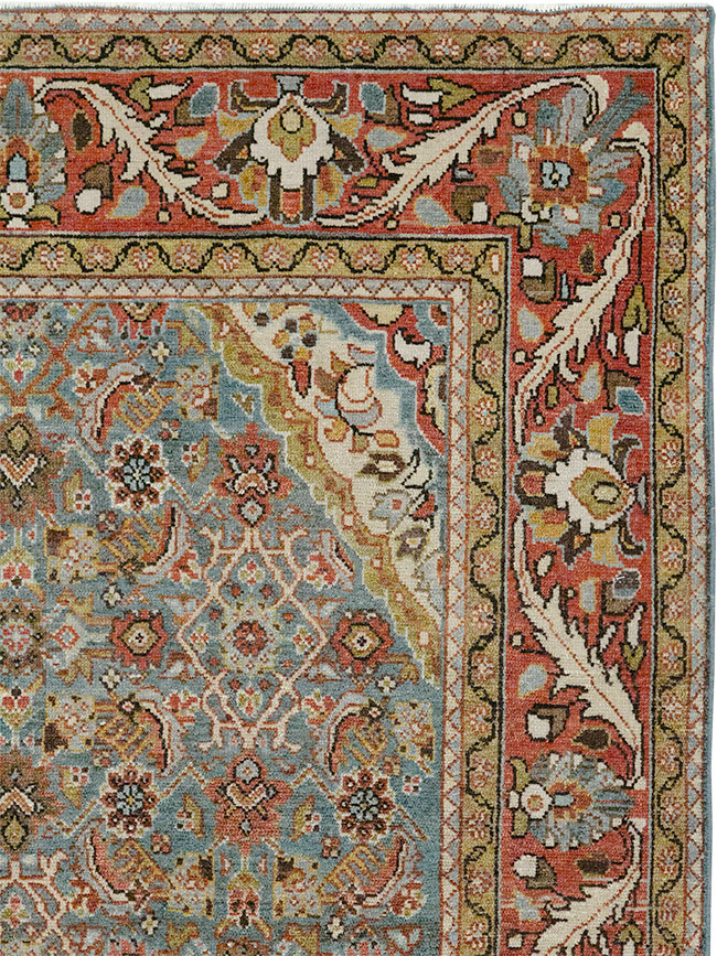 Vintage Persian Malayer Gallery Rug, No.32859 - Gsblank