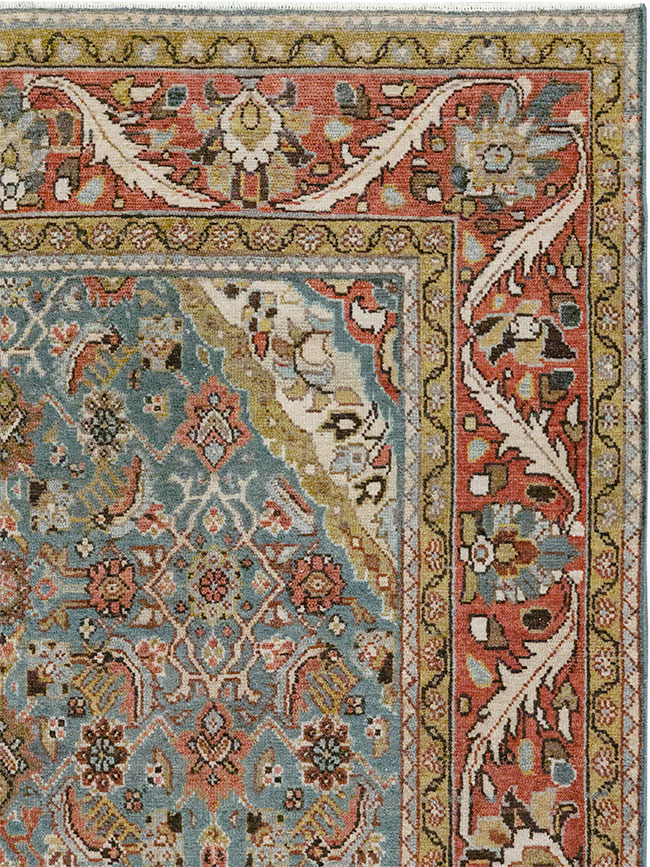 Vintage Persian Malayer Gallery Rug, No.32859 - Gsblank