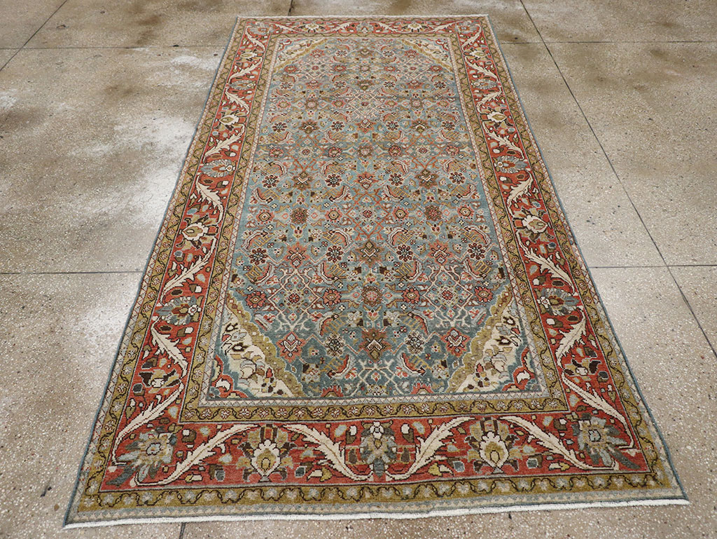 Vintage Persian Malayer Gallery Rug, No.32859 - Gsblank