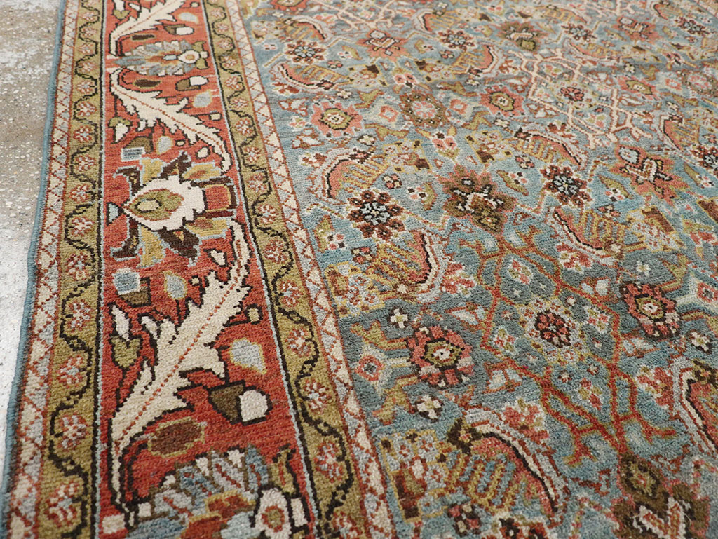 Vintage Persian Malayer Gallery Rug, No.32859 - Gsblank