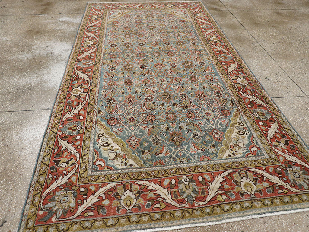 Vintage Persian Malayer Gallery Rug, No.32859 - Gsblank
