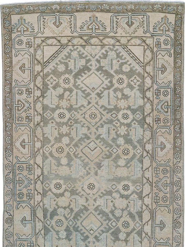 Vintage Persian Malayer Runner, No.32862 - Gsblank