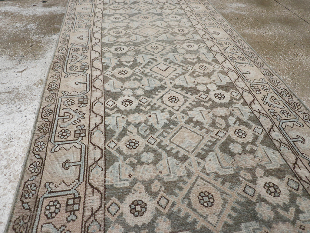 Vintage Persian Malayer Runner, No.32862 - Gsblank