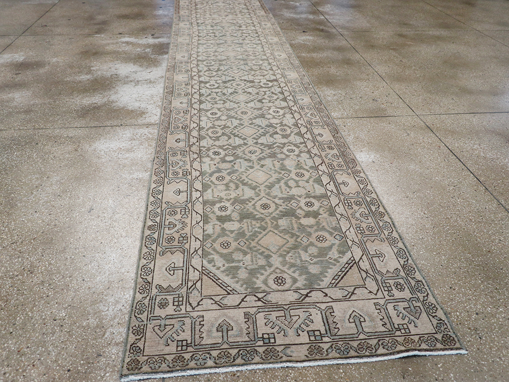 Vintage Persian Malayer Runner, No.32862 - Gsblank