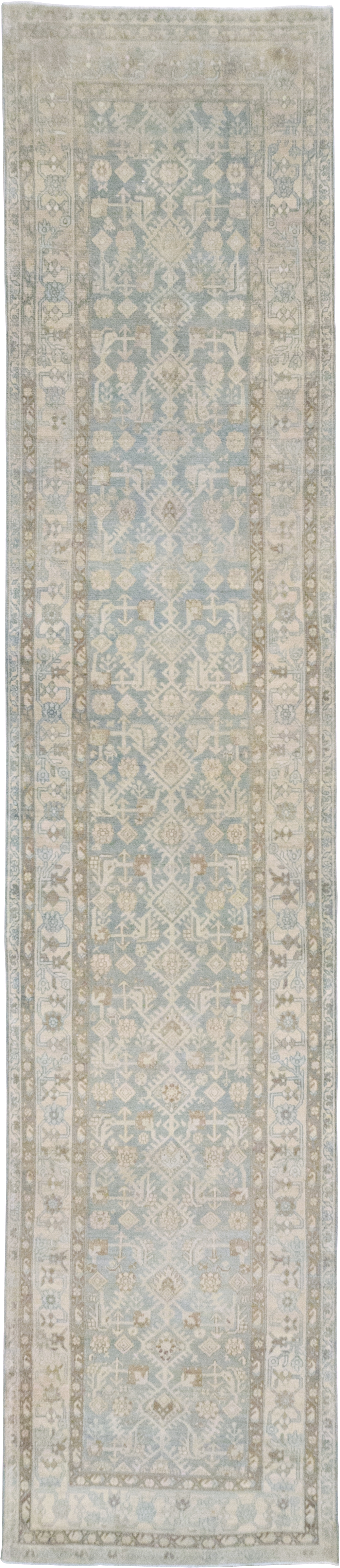 Vintage Persian Malayer Long Runner, No.32864 - Gsblank