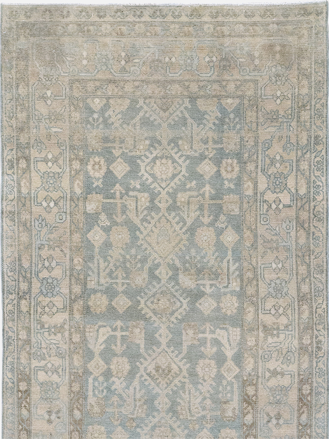 Vintage Persian Malayer Long Runner, No.32864 - Gsblank