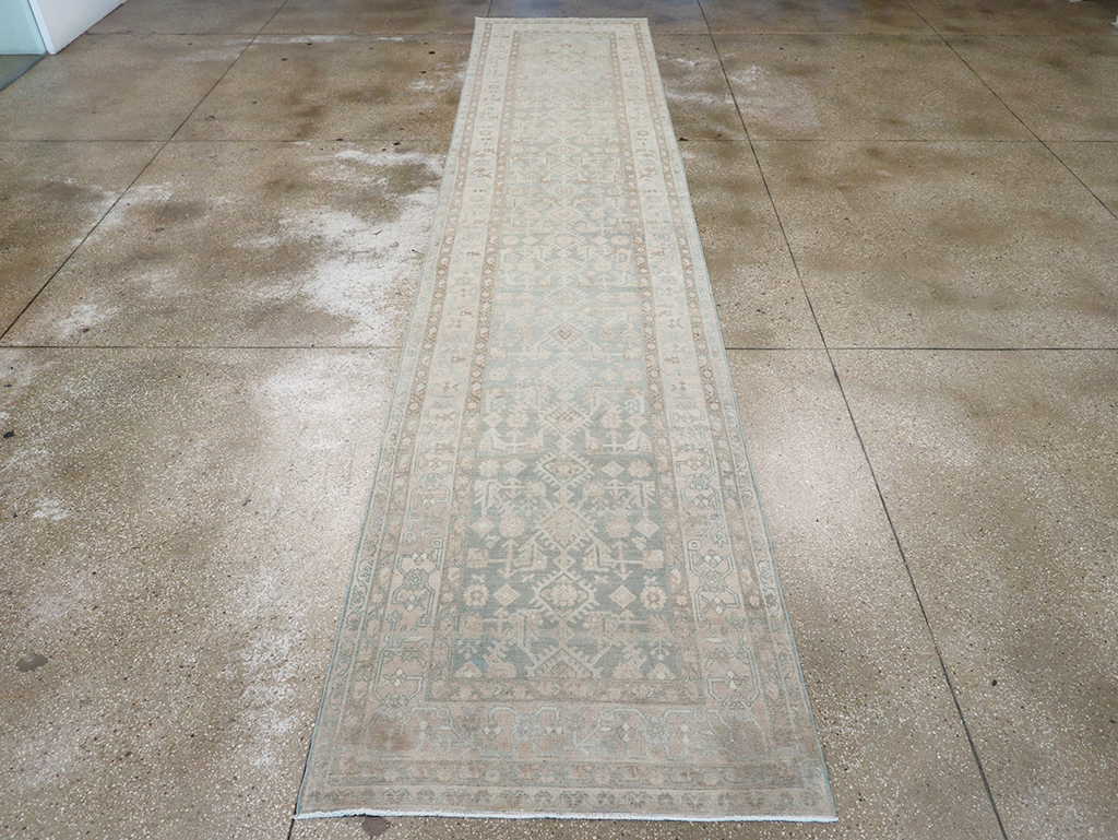 Vintage Persian Malayer Long Runner, No.32864 - Gsblank