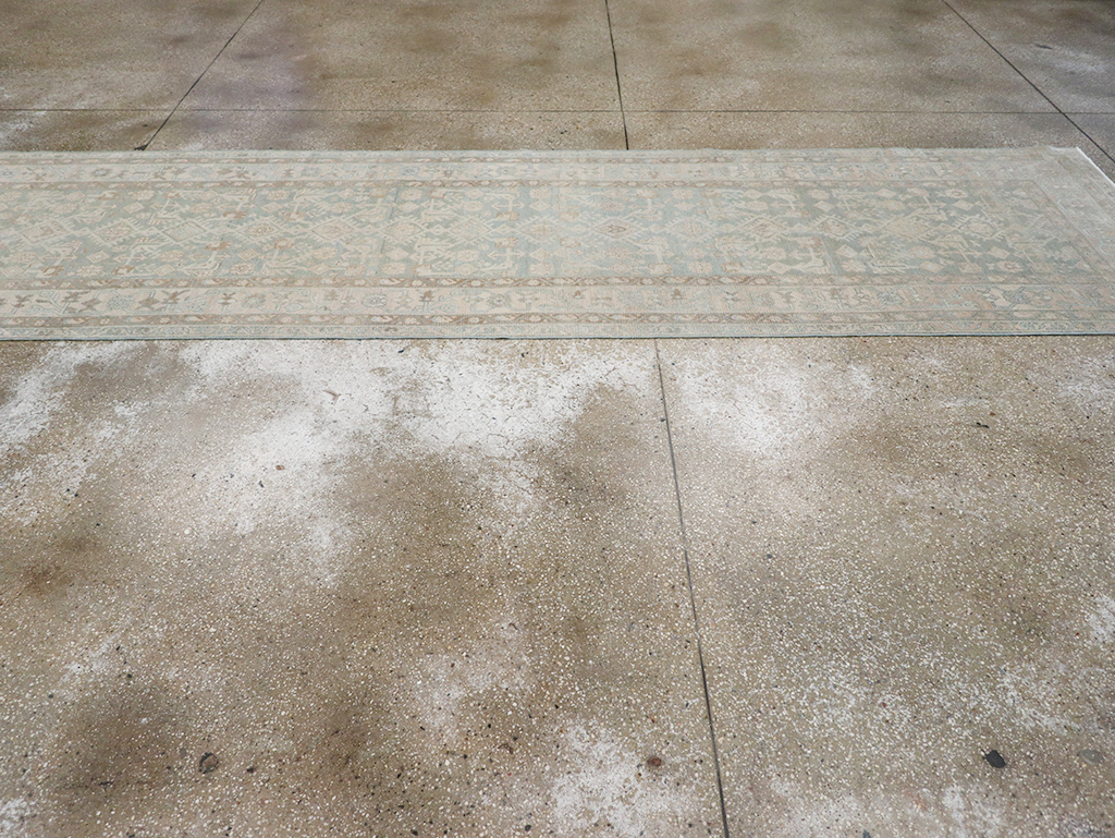 Vintage Persian Malayer Long Runner, No.32864 - Gsblank