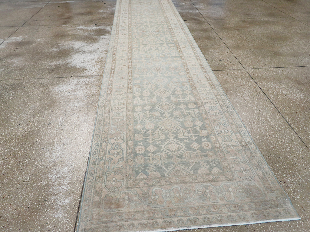 Vintage Persian Malayer Long Runner, No.32864 - Gsblank