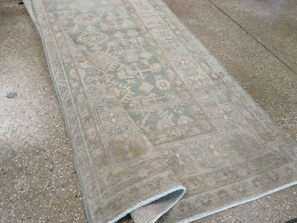 Vintage Persian Malayer Long Runner, No.32864 - Gsblank