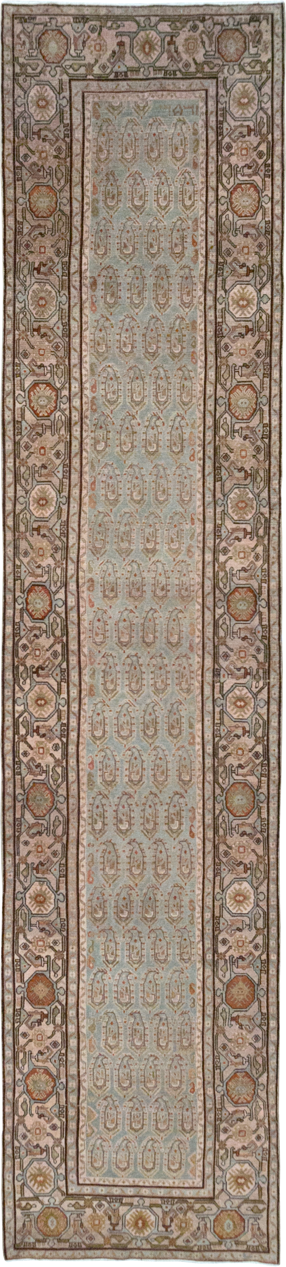 Vintage Persian Malayer Long Runner, No.32865 - Gsblank