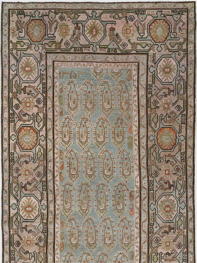 Vintage Persian Malayer Long Runner, No.32865 - Gsblank