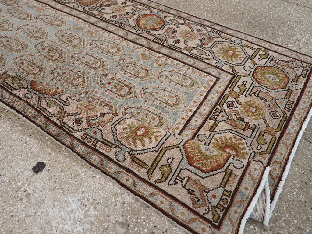 Vintage Persian Malayer Long Runner, No.32865 - Gsblank
