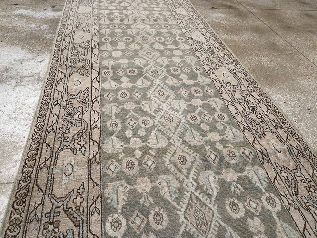 Vintage Persian Malayer Runner, No.32866 - Gsblank
