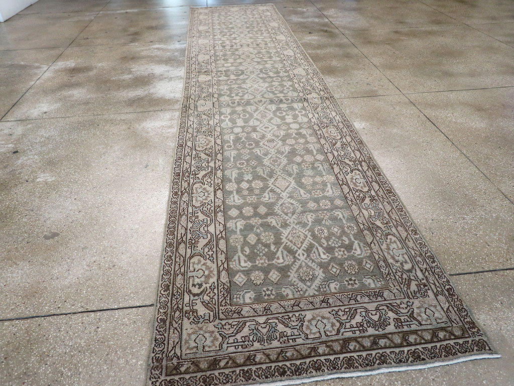 Vintage Persian Malayer Runner, No.32866 - Gsblank