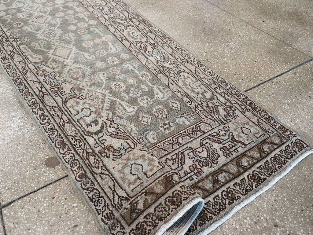Vintage Persian Malayer Runner, No.32866 - Gsblank