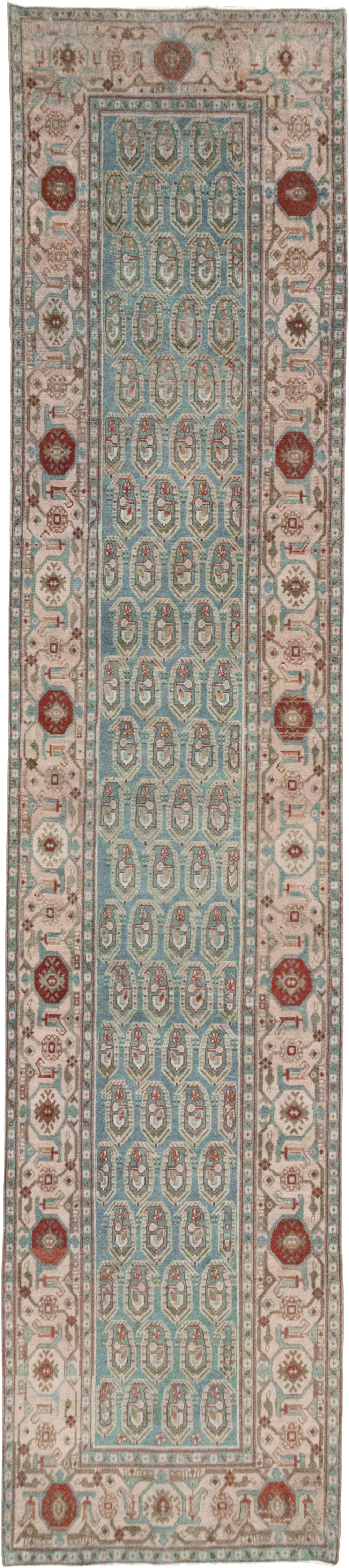 Vintage Persian Malayer Long Runner, No.32867 - Gsblank