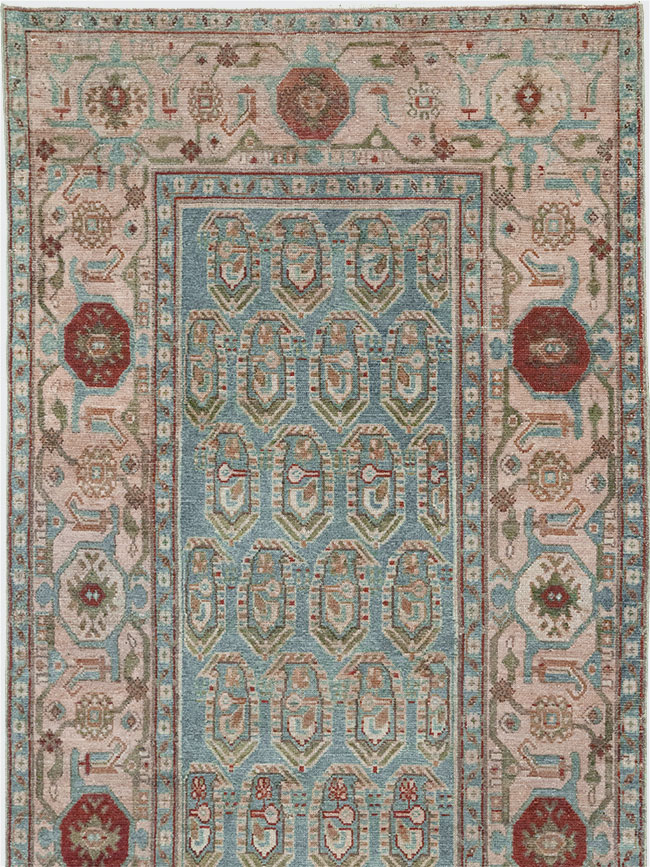 Vintage Persian Malayer Long Runner, No.32867 - Gsblank
