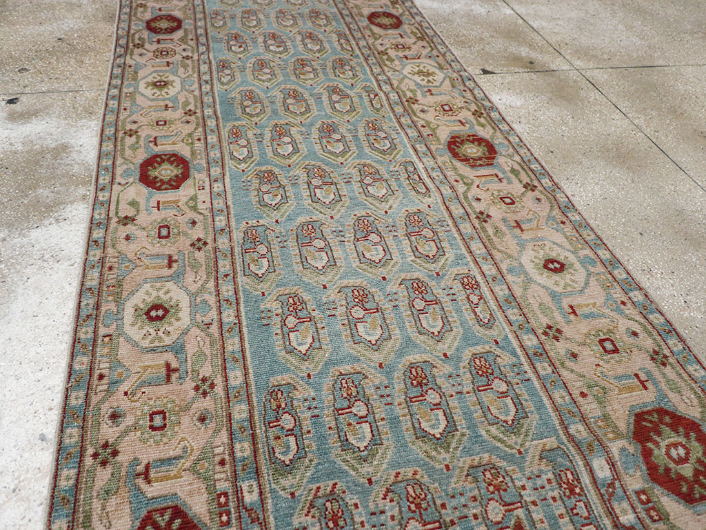 Vintage Persian Malayer Long Runner, No.32867 - Gsblank