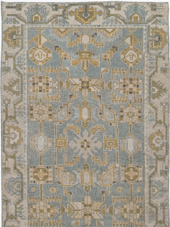 Vintage Persian Malayer Long Runner, No.32868 - Gsblank
