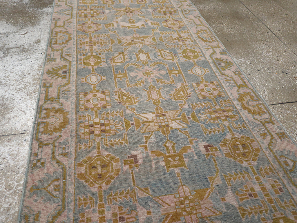 Vintage Persian Malayer Long Runner, No.32868 - Gsblank
