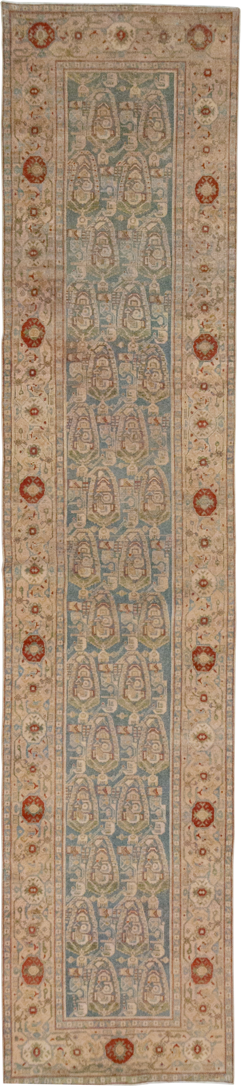 Vintage Persian Malayer Long Runner, No.32877 - Gsblank
