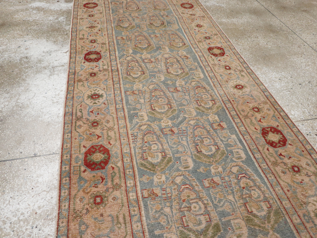 Vintage Persian Malayer Long Runner, No.32877 - Gsblank