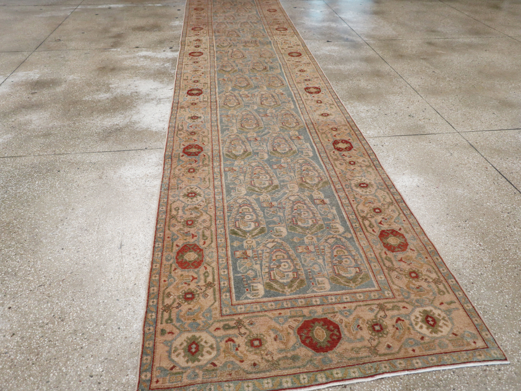 Vintage Persian Malayer Long Runner, No.32877 - Gsblank