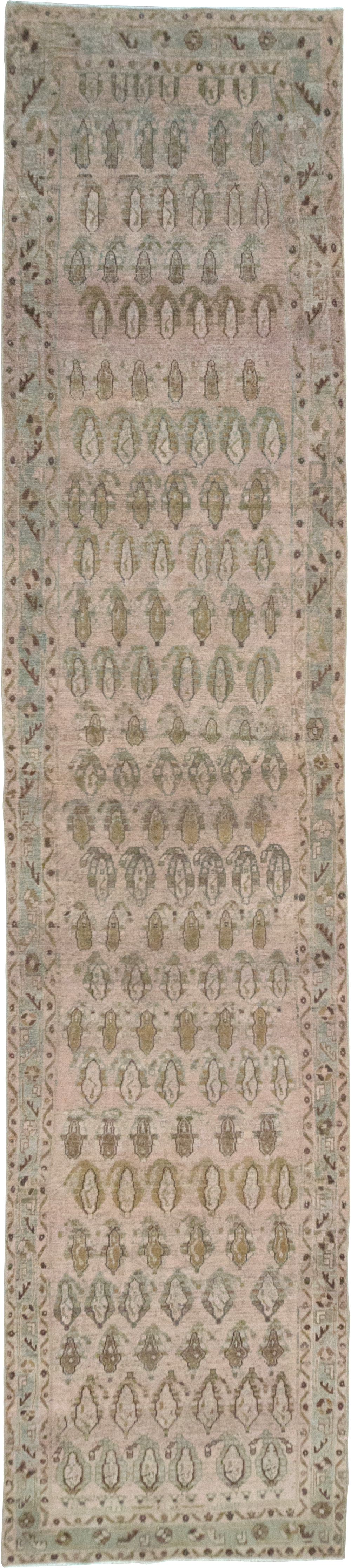 Vintage Persian Malayer Long Runner, No.32879 - Gsblank