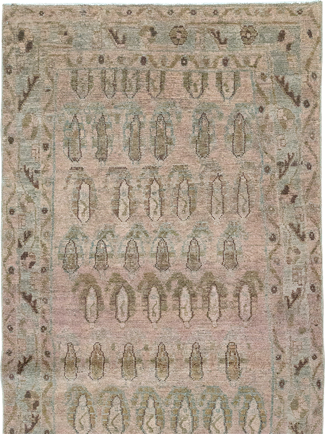 Vintage Persian Malayer Long Runner, No.32879 - Gsblank