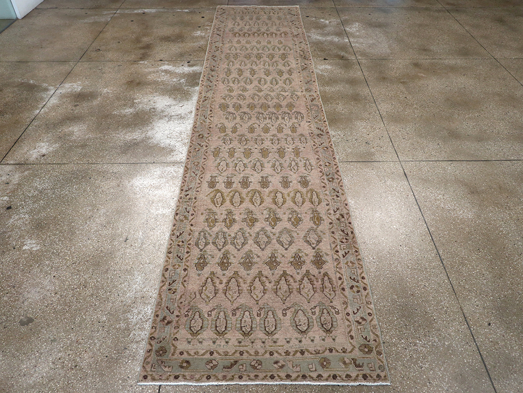 Vintage Persian Malayer Long Runner, No.32879 - Gsblank