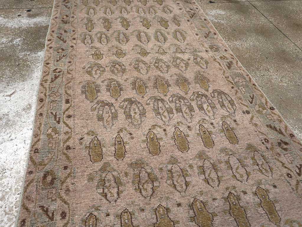 Vintage Persian Malayer Long Runner, No.32879 - Gsblank