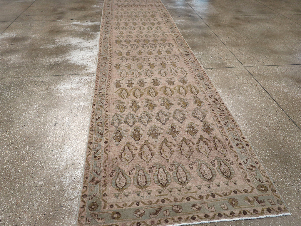 Vintage Persian Malayer Long Runner, No.32879 - Gsblank