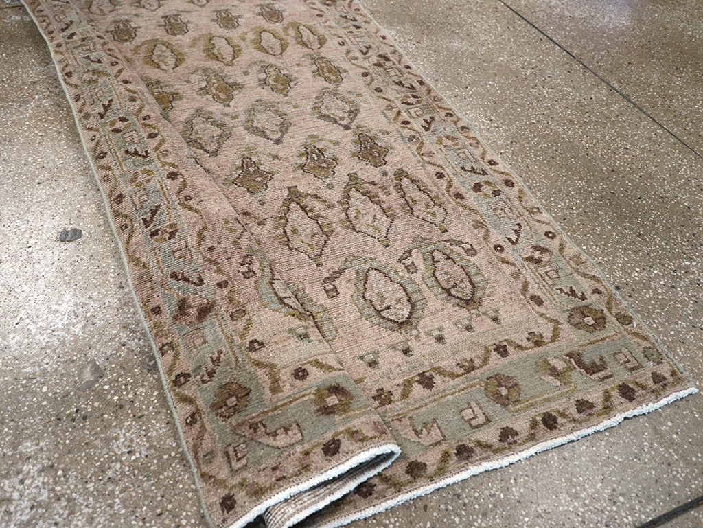 Vintage Persian Malayer Long Runner, No.32879 - Gsblank