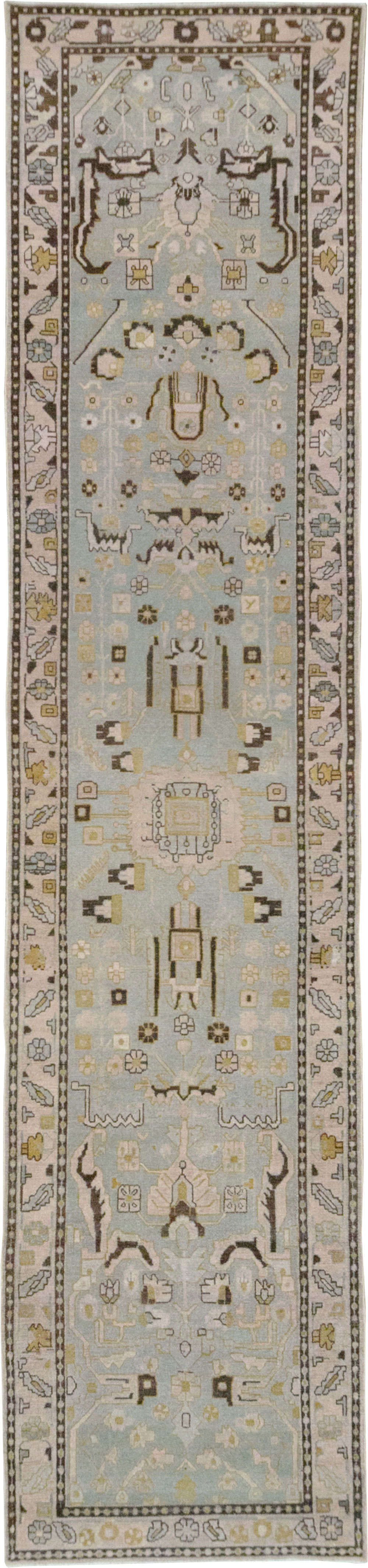 Vintage Persian Malayer Long Runner, No.32880 - Gsblank