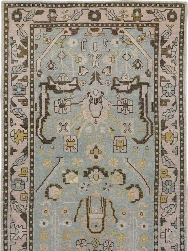 Vintage Persian Malayer Long Runner, No.32880 - Gsblank
