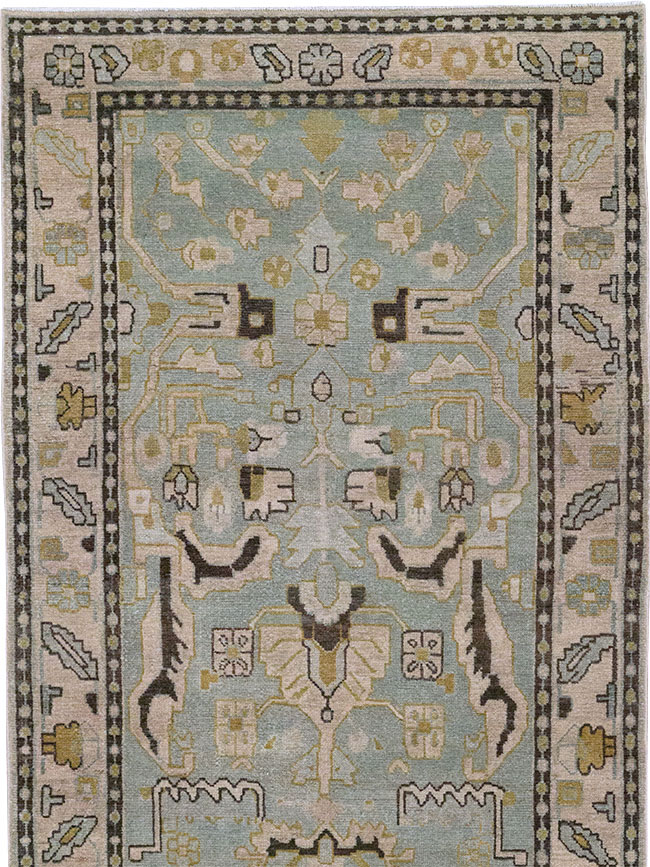 Vintage Persian Malayer Long Runner, No.32880 - Gsblank