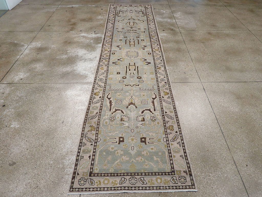 Vintage Persian Malayer Long Runner, No.32880 - Gsblank