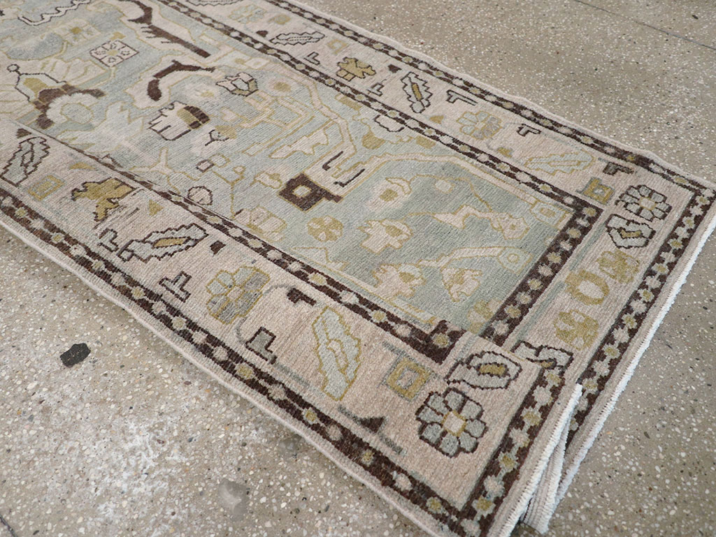 Vintage Persian Malayer Long Runner, No.32880 - Gsblank