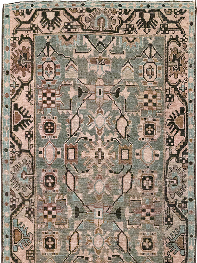 Vintage Persian Malayer Runner, No.32882 - Gsblank
