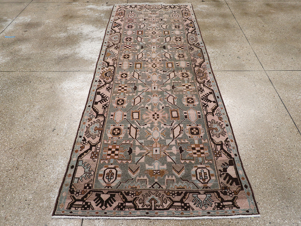 Vintage Persian Malayer Runner, No.32882 - Gsblank