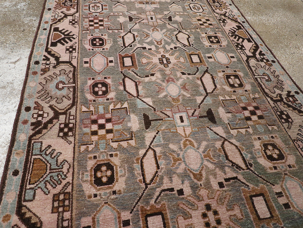 Vintage Persian Malayer Runner, No.32882 - Gsblank