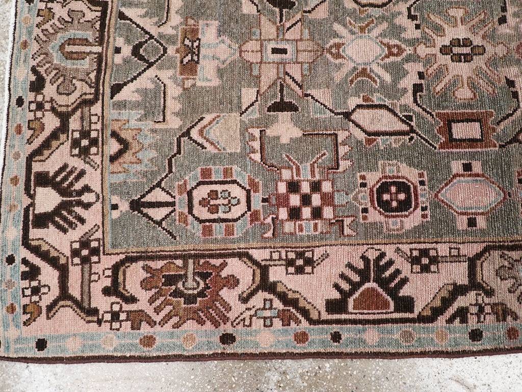 Vintage Persian Malayer Runner, No.32882 - Gsblank