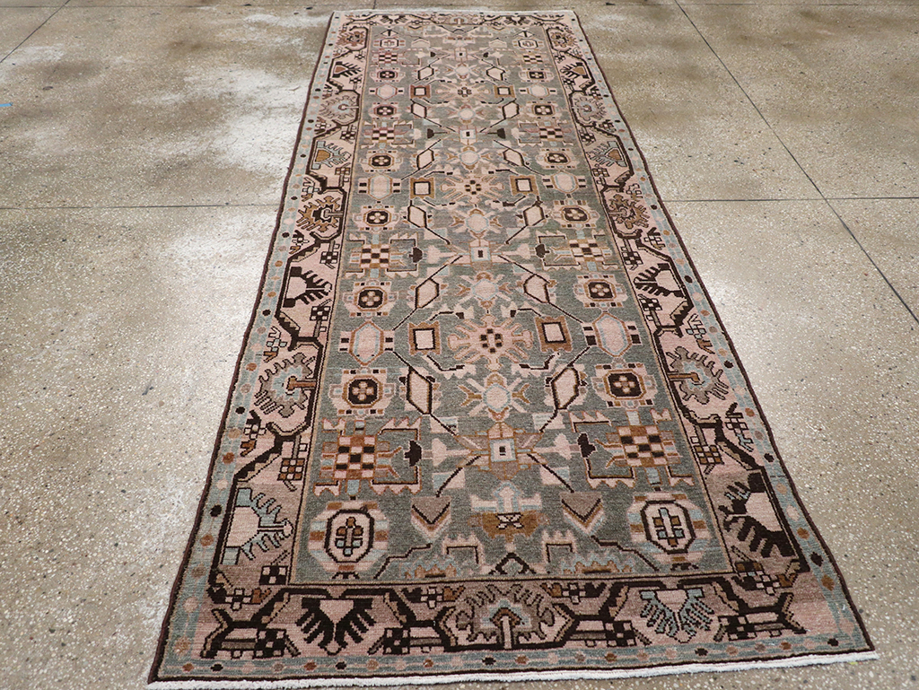Vintage Persian Malayer Runner, No.32882 - Gsblank