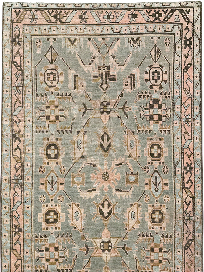 Vintage Persian Malayer Long Runner, No.32883 - Gsblank